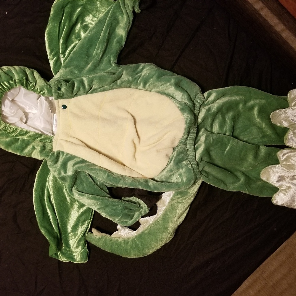 Super cute plush dinosaur costume SZ 2t